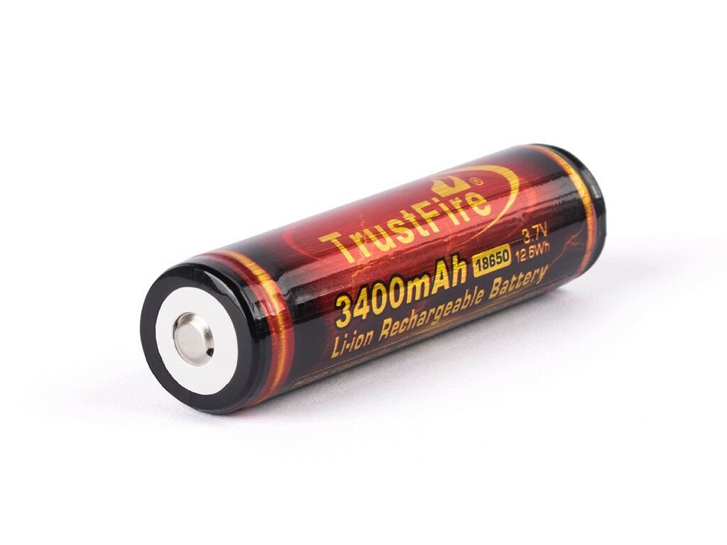 TrustFire 18650 Li-Ion Akku | 3400mAh | 3,7V | integrierter Schutz