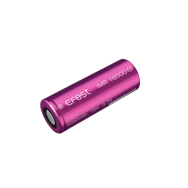 EFEST 18500 Li-Ion Akku 1000 mAh – Hochstromzelle 3,7 V | 15A | IMR Flat Top