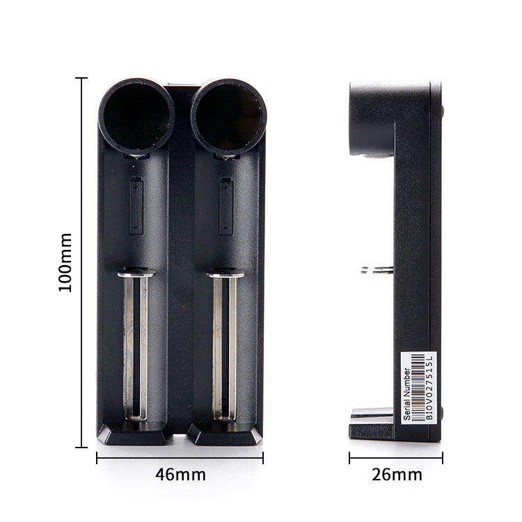EFEST SLIM K2 Li-Ion Ladegerät – 2-Schacht USB Charger für 18650, 21700, 26650 Akkus – Schnellladefunktion & Verpolungsschutz
