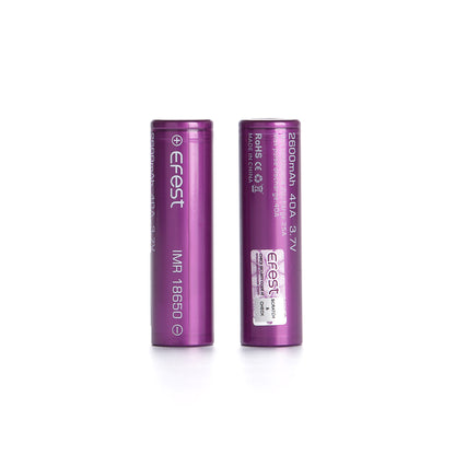 EFEST 18650 Li-Ion Akku 2600 mAh – Hochstromzelle 3,7 V | 40A | IMR Flat Top