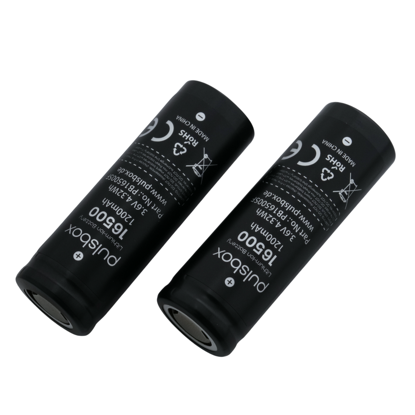 pulsbox 16500 Li-Ion Akku 3,7V 1200mAh, 3A Entladestrom