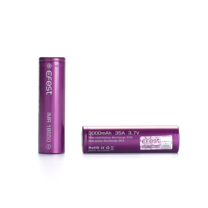 EFEST 18650 Li-Ion Akku 3000 mAh – Hochstromzelle 3,7 V | 35A | IMR Flat Top