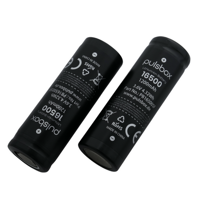 pulsbox 16500 Li-Ion Akku 3,7V 1200mAh, 3A Entladestrom