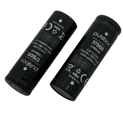 pulsbox 17500 Li-Ion Akku 3,7V 1200mAh, 3A Entladestrom