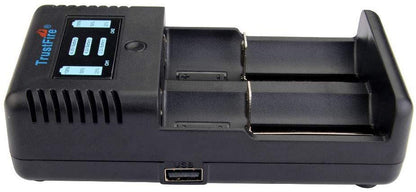 TrustFire TR-019 intelligentes 2-Slot Ladegerät für Lithium Akkus