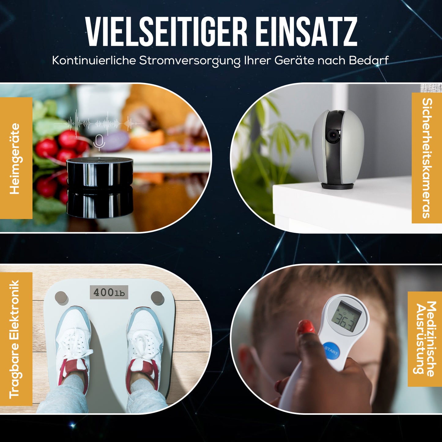 RCR123A CR123A 17335 Li-Ion Akku 3.0V | 3.7V 950mAh | USB-C wiederaufladbar | integrierter Schutz