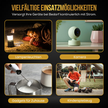 18350 Li-Ion Akku 3,7V | Flat Top/Button Top | 1600mAh | 8A (2 x Akku)