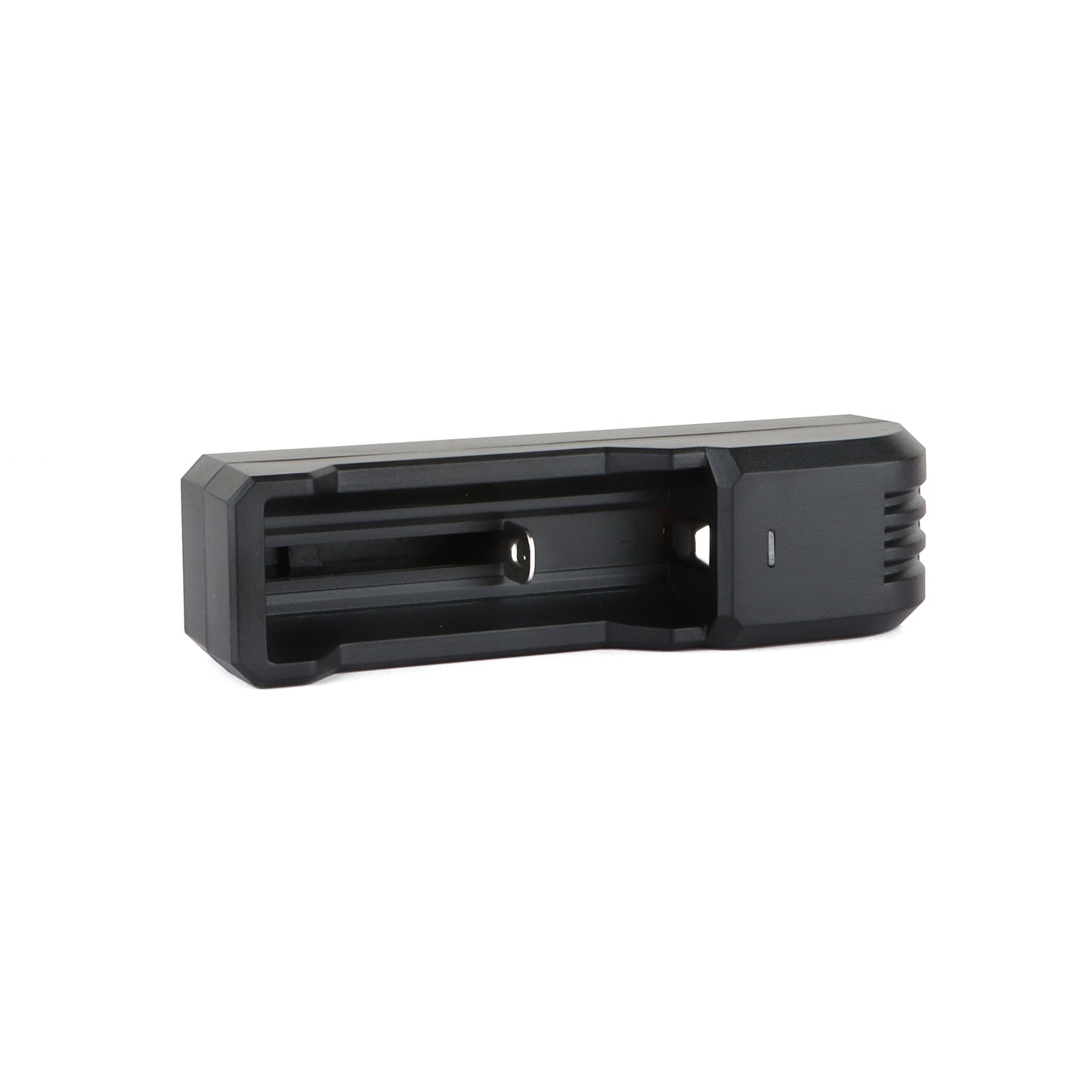 PureUltra C1 Akku-Ladegerät für Li-Ion Akkus – USB-Lader mit integriertem Kabel, 1-Schacht Ladegerät
