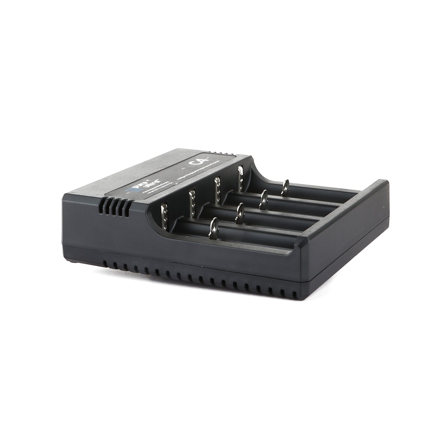 PureUltra C4 Ladegerät für 4x Li-Ion Akkus | 4-Schacht USB Akkuladegerät