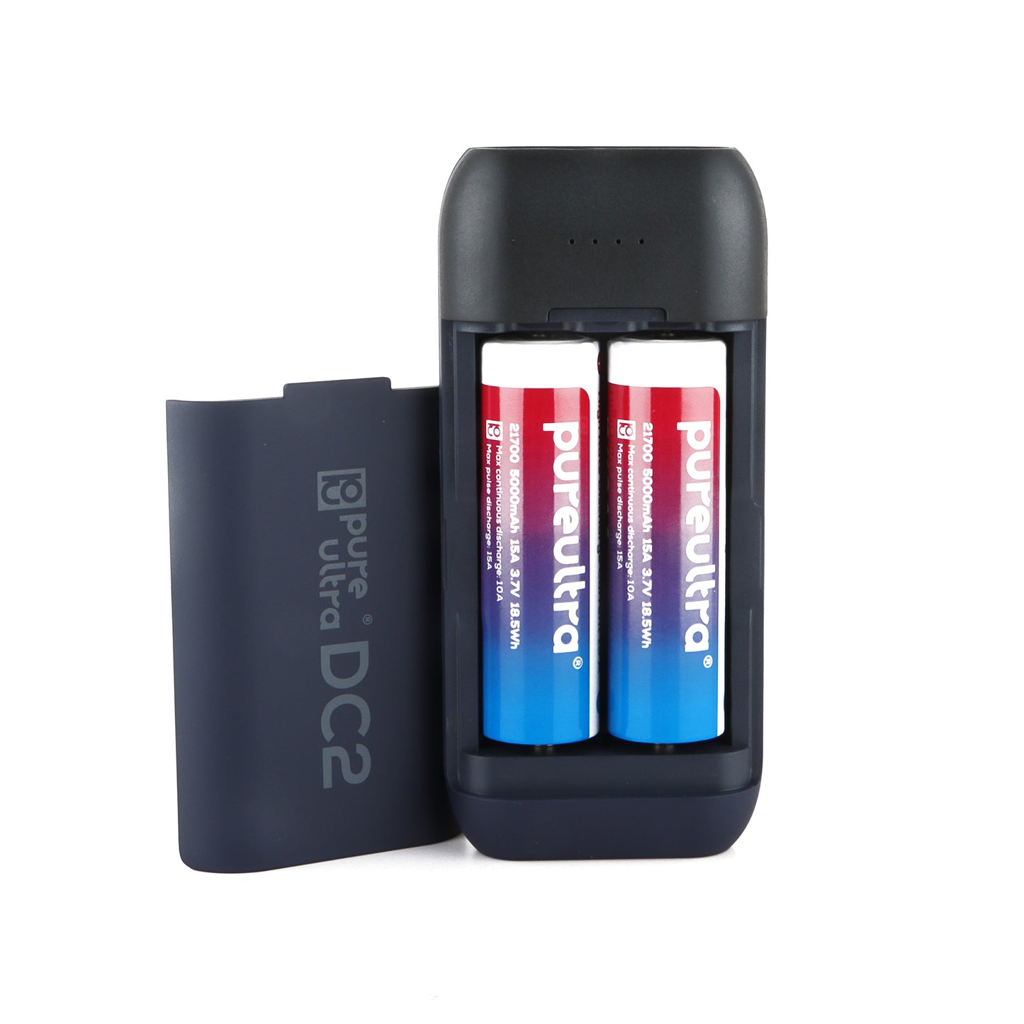 PureUltra DC2 Dual Charger – Ladegerät & Powerbank für Li-Ion Akkus