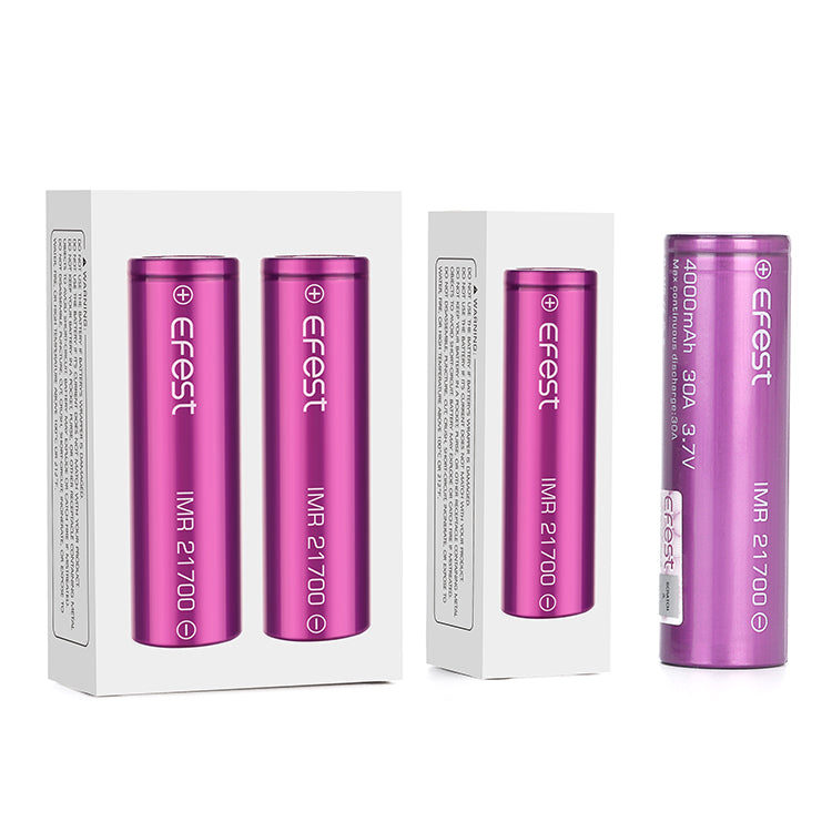 EFEST 21700 Li-Ion Akku 4000mAh – 3,7V IMR Hochstromzelle | 30A Pulsstrom | ungeschützt