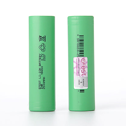 EFEST 18650 Li-Ion Akku 2500mAh – Hochstromzelle 3,7 V | 25A | INR Flat Top
