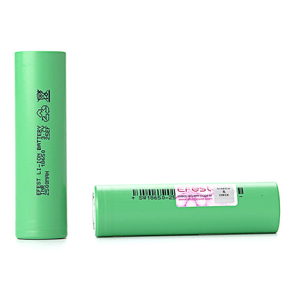 EFEST 18650 Li-Ion Akku 2500mAh – Hochstromzelle 3,7 V | 25A | INR Flat Top