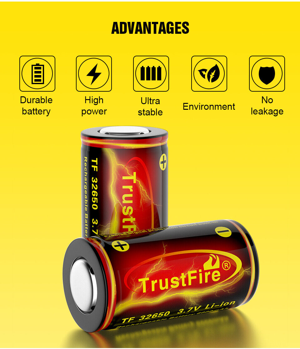 32650 6000mAh Akku PCB-Schutz